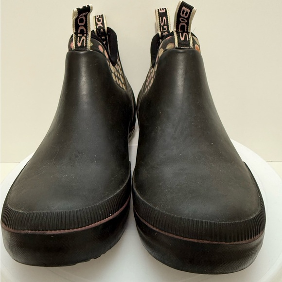BOGS Black Waterproof Rain Boots - Picture 6 of 9